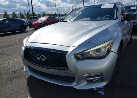 2017 Infiniti Q50 3.0T Premium z USA, uszkodzony, nr VIN JN1EV7AP4HM737429